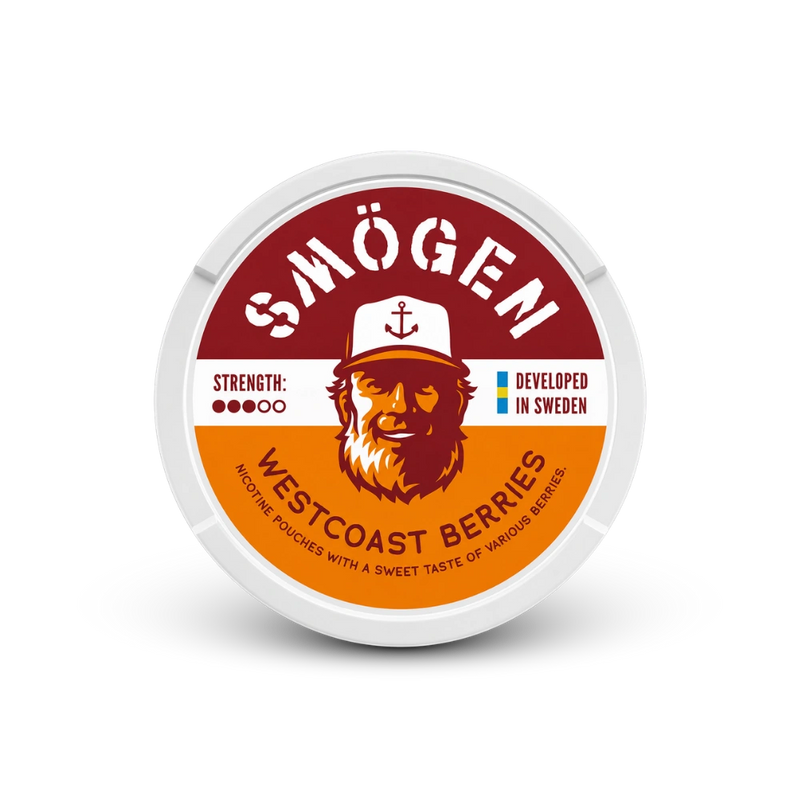 Smögen Westcoast Berries – lata de bolsas de nicotina