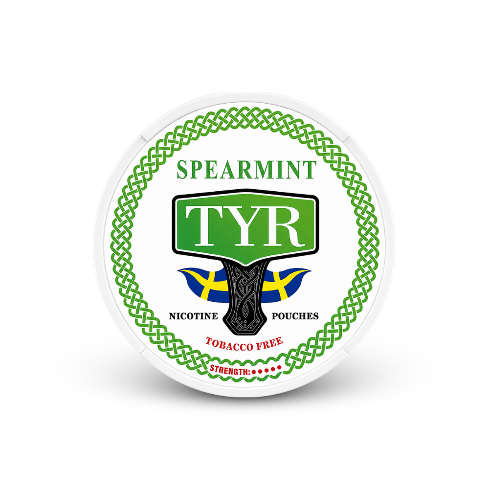 TYR SPEARMINT – lata de bolsas de nicotina