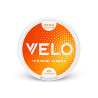 VELO Tropical Mango Zero – lata de bolsas de nicotina