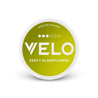 VELO Zesty Elderflower – lata de bolsas de nicotina