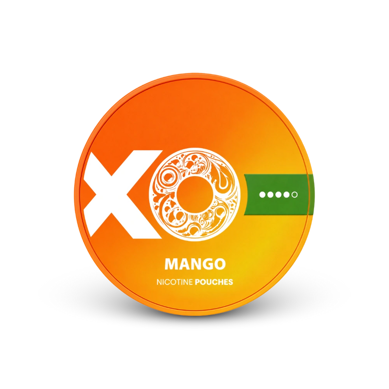 XO Mango – lata de bolsas de nicotina