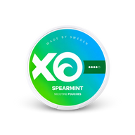 XO Spearmint – lata de bolsas de nicotina