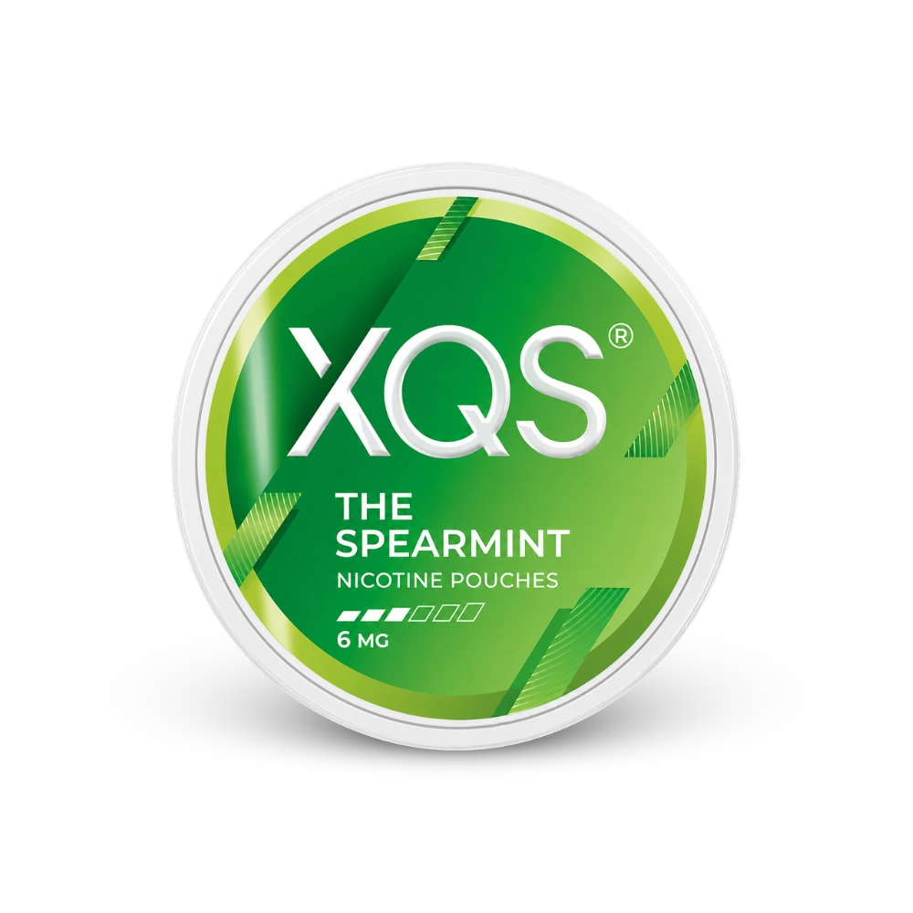 XQS The Spearmint 6mg – lata de bolsas de nicotina