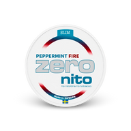 ZERONITO Peppermint Fire Slim – lata de bolsitas de nicotina