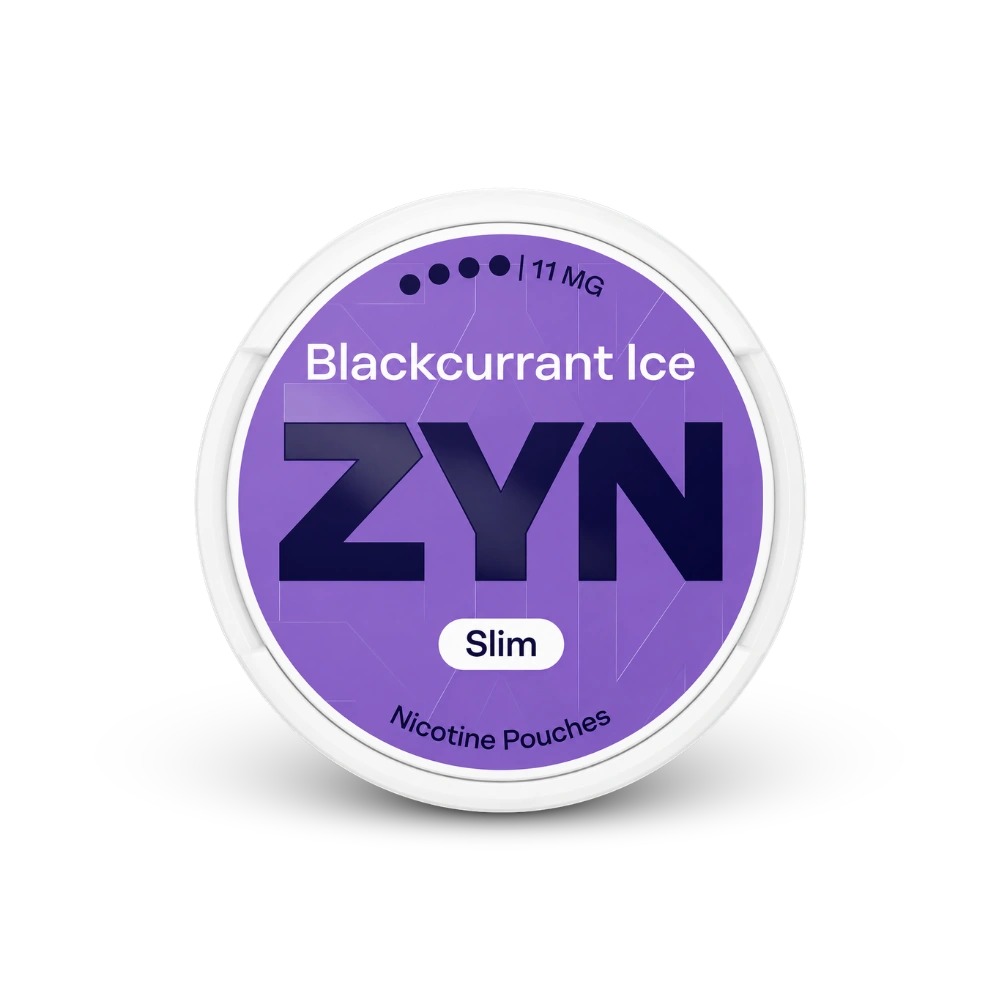 ZYN Blackcurrant Ice Slim S4 – lata de bolsas de nicotina