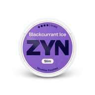 ZYN Blackcurrant Ice Slim S4 – lata de bolsas de nicotina