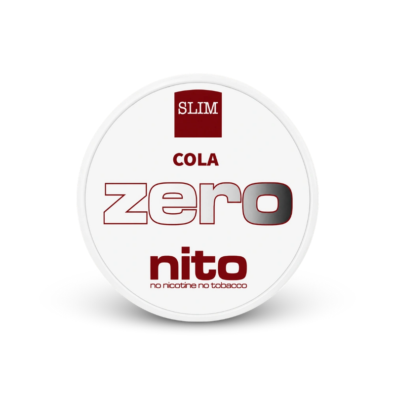Zeronito Cola Slim – lata de bolsitas de nicotina