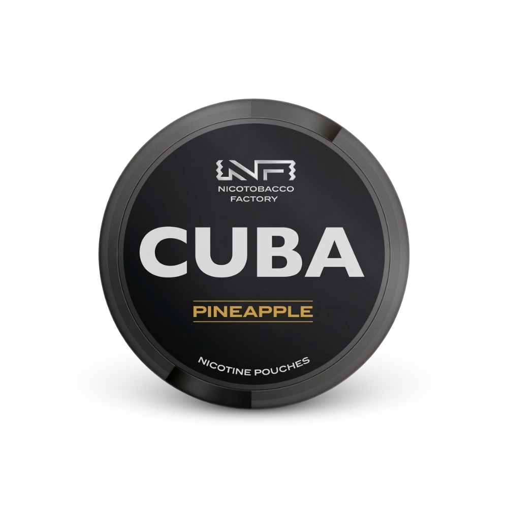 Cuba Black Pineapple – lata de bolsitas de nicotina