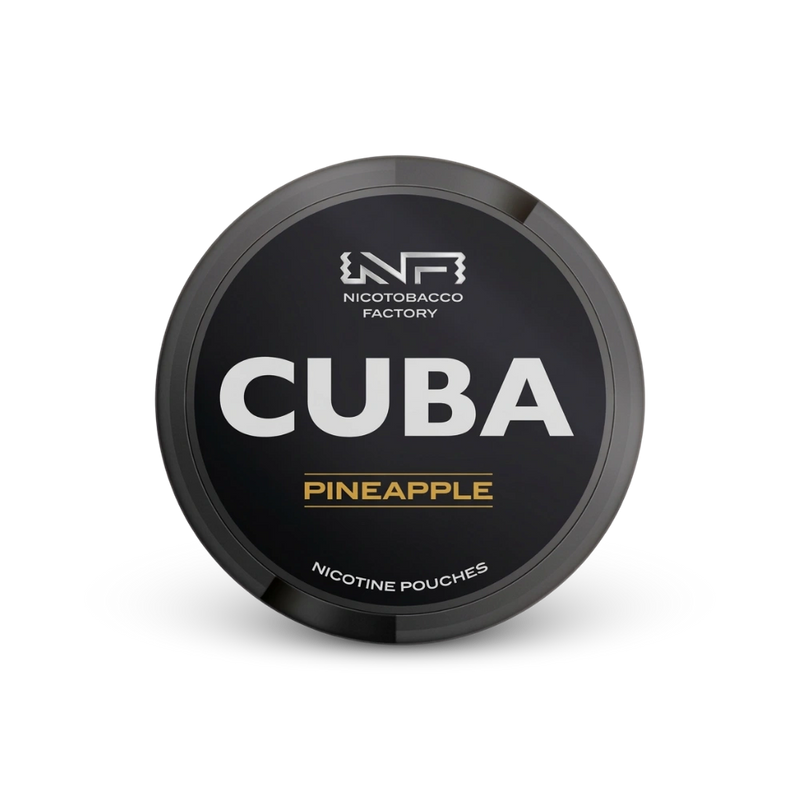 Cuba Black Pineapple – lata de bolsitas de nicotina