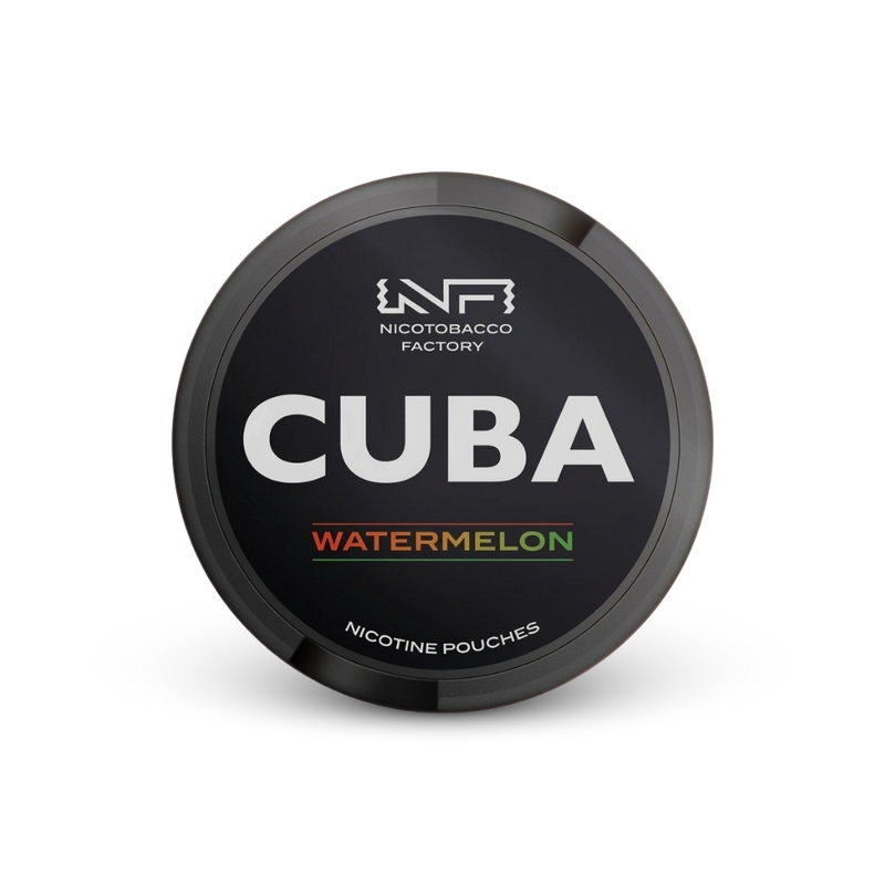Cuba Black Watermelon – lata de bolsas de nicotina