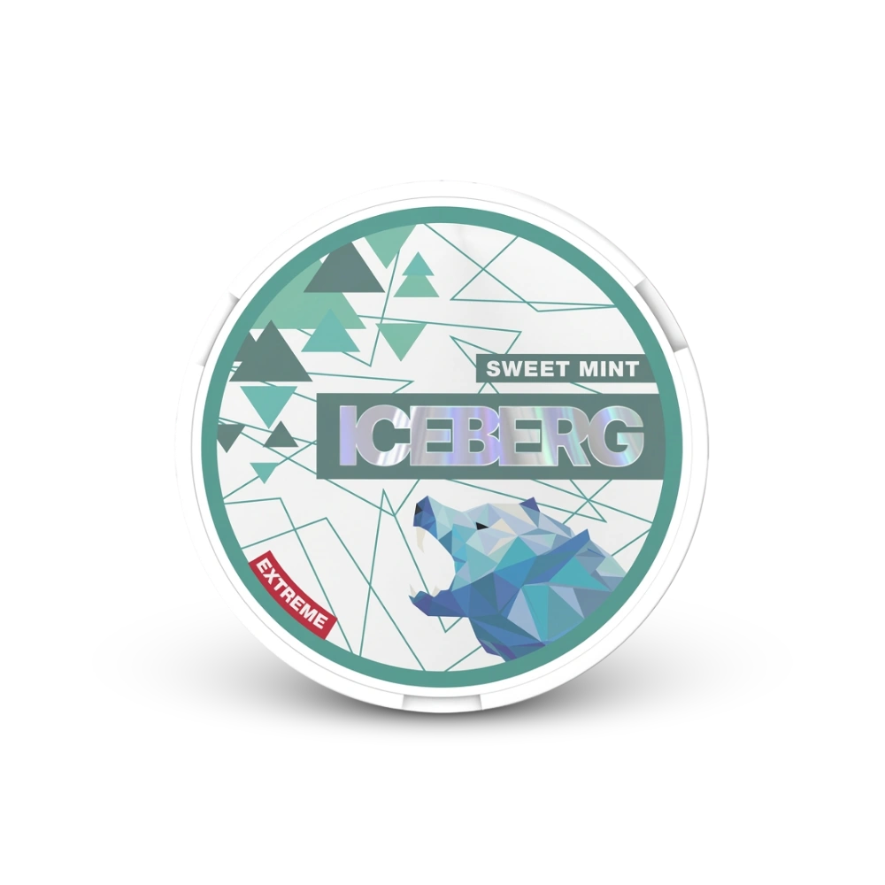 Iceberg Sweet Mint – lata de bolsas de nicotina