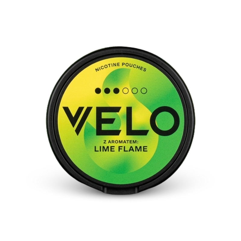 VELO Lime Flame – lata de bolsitas de nicotina