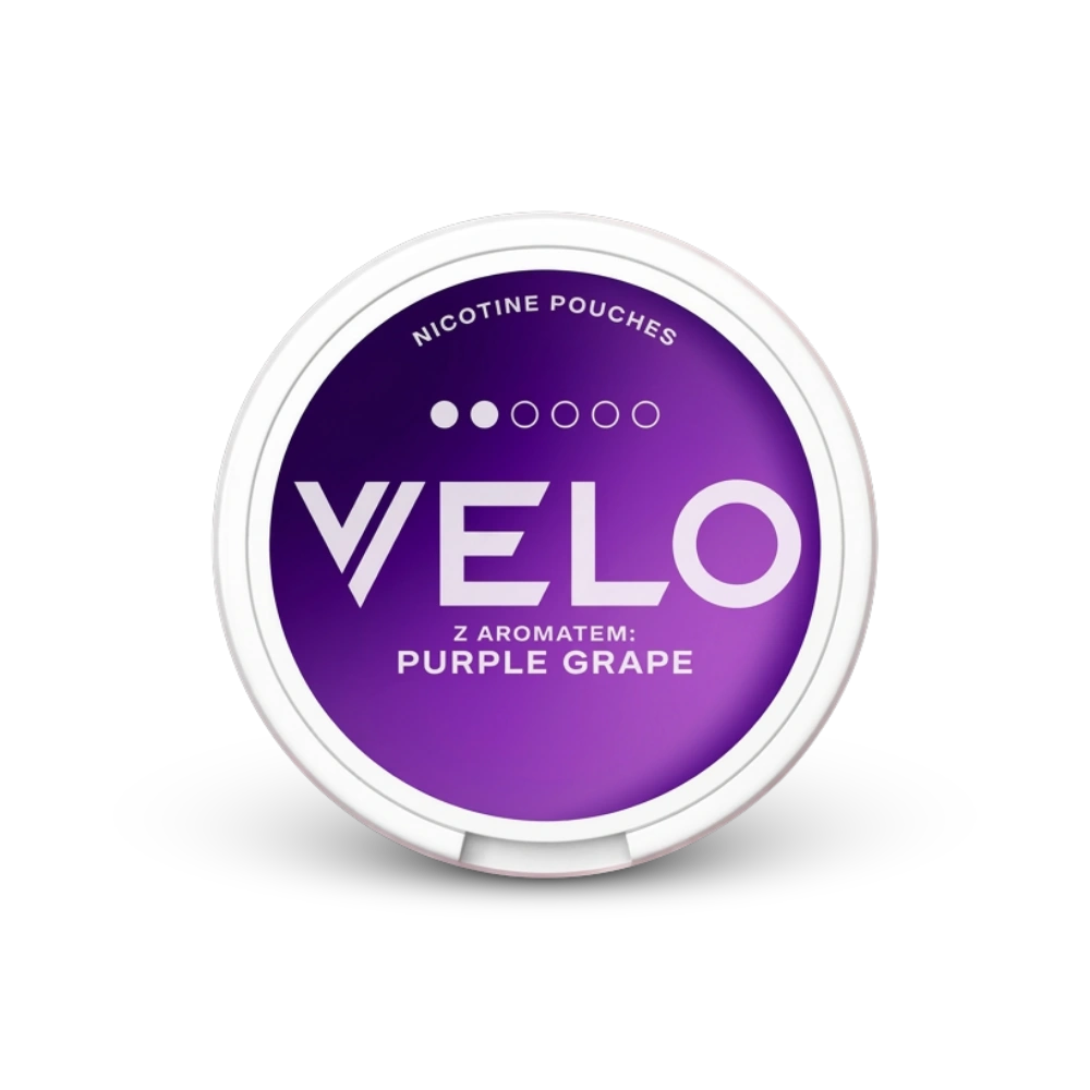 Velo Mini Purple Grape – lata de bolsas de nicotina