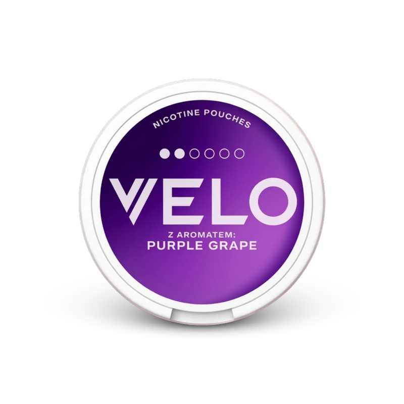 Velo Mini Purple Grape – lata de bolsas de nicotina